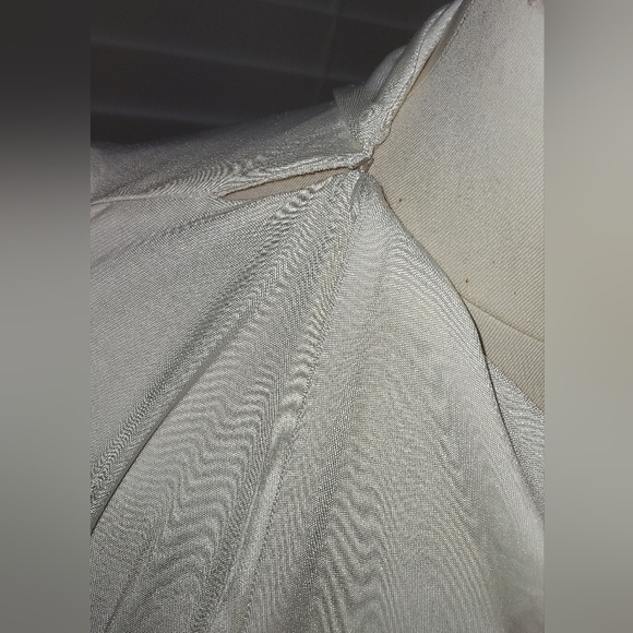 Eclipse Snow White High Neck Long Dress Size M with Flaw - Picture 5 of 13